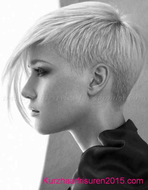 frisuren trends 2020 blond asymmetrische kurze haare frisuren